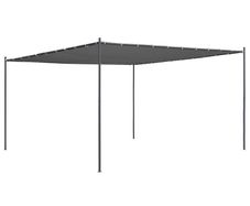 Gazebo with Slanted Roof  Anthracite /Beige