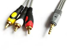 3.5mm to RCA Male Audio AV Cable Wire Cord
