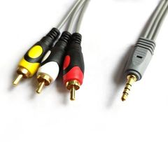 3.5mm to RCA Male Audio AV Cable Wire Cord