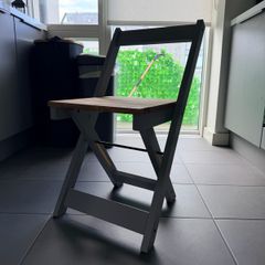 Set of 4 Folding Wooden Dining Chairs Like New / Never Used