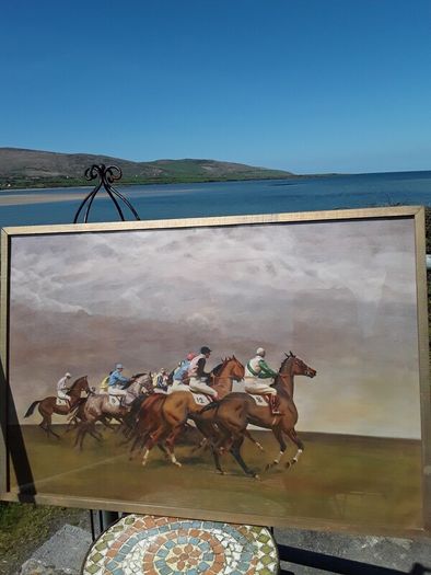 Antiques horse racing print