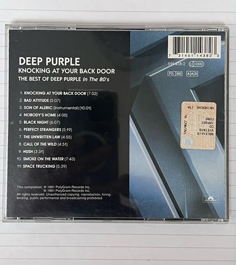 Deep Purple - Knocking At your Back Door - CD