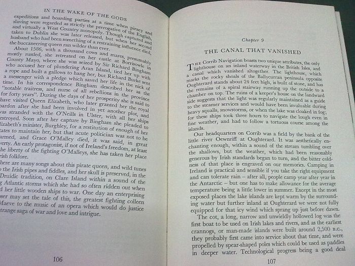 In the Wake of the Gods on the waterways of Ireland Irish By Hugh Malet