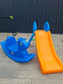 Kids Slide and Rocking Horse