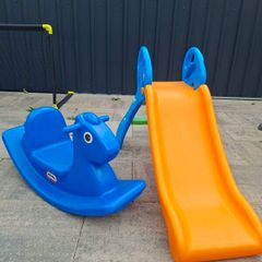 Kids Slide and Rocking Horse