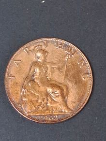 Farthings coins
