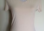 Size 10 Cream Stretchy Teeshirt