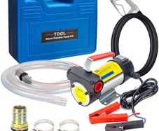 12V 175W Diesel Transfer Pump 45L/min Electric Fuel Transfer Pump with Nozzle & Hose for Diesel, Kerosi With storage case