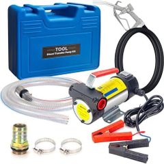 12V 175W Diesel Transfer Pump 45L/min Electric Fuel Transfer Pump with Nozzle & Hose for Diesel, Kerosi With storage case
