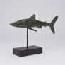 Great White Shark (32cm) - Patinated Bronze Image 7