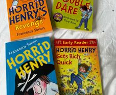 Horrid Henry by Francesca Simon Bundle of four books Paperbacks