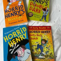 Horrid Henry by Francesca Simon Bundle of four books Paperbacks