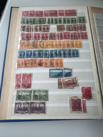 CANADA collection in stamp album