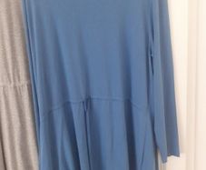 2 as new Womens cardigans .1 grey and 1 blue .Very dressy and long with studs down the front .Worn once .Size 20 from Saviour .10 each .