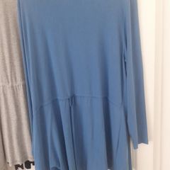 2 as new Womens cardigans .1 grey and 1 blue .Very dressy and long with studs down the front .Worn once .Size 20 from Saviour .10 each .