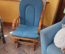 tent an rocking chair an foot stool to match chair