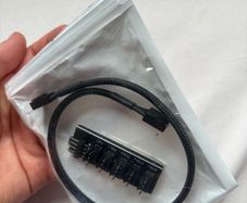 PC fan hub splitter (CPU + 4 FAN) with cable