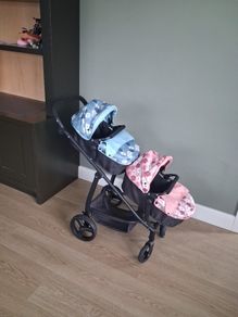 Lily & Ivy City to Park Twin Dolls Pram