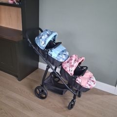 Lily & Ivy City to Park Twin Dolls Pram