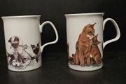 Vintage Kirkham Cat Lovers Design Mugs