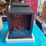 Christmas Wood Burner Lantern, Christmas Log Candle with holly & Berries and dOTERRA PETAL DIFFUSER Image 8