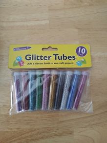 Free Postage. 10 Glitter Tubes. New.