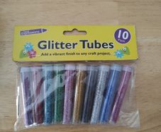 Free Postage. 10 Glitter Tubes. New.