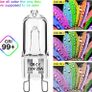 G9 Halogen Bulbs, G9 28W Light Bulbs,Dimmable 230V 2700K Warm White G9 Bulb for Table Lamps, Cabinet Light, Oven, Replacement Capsule Bulbs for Lamps, 12 Pack DIFFERENT WATTAGE AVAILABLE (FREE POSTAGE) Image 4