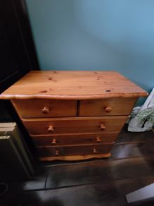 chest of drawers solid pine