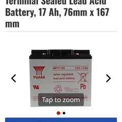 yuasa 12v 17ah battery