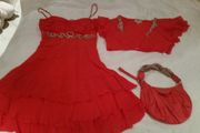 Karen Millen Dress, Shawl and Bag