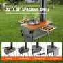 Wood Stove, 3 m, Alloy Steel Camping Tent Stove, Portable Wood Burning Stove with Chimney Pipes & Gloves, 49161 cm Firebox Hot Tent Stove Image 3