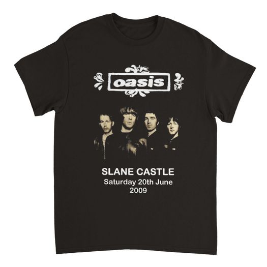 Oasis Slane Castle Ireland 2009 Commemorative Tee