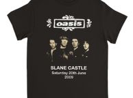 main image for ad Oasis Slane Castle Ireland 2009 Commemorative Tee