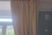 Curtains 270Lcm x 200Wcm - tie backsx2 - pole