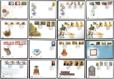 Collection 2002 Ireland Commemorative Stamps An Post First Day Cover (FDC). Collection of 16 covers.