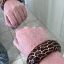 Panther print enamel bracelet from Mawi Image 5