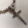 Crystal bracelet with cross charm Image 3