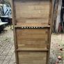 Walnut Bathroom Laundry Stand Image 6