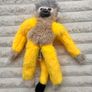 Nature Planet Re-pets Plush Monkey Hanging Yellow approx. 25 cm. Used Please see photos Image 2