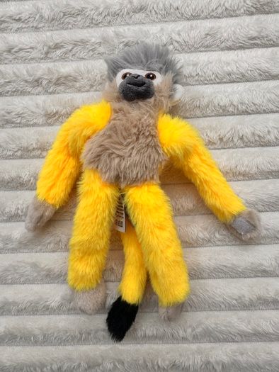 Nature Planet Re-pets Plush Monkey Hanging Yellow approx. 25 cm. Used Please see photos