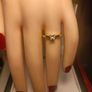 18ct Gold Vintage Refurbished Petite Diamond Solitaire Ring Image 4