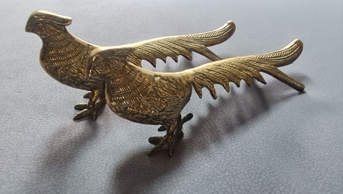 Vintage Bird Brass Figurine.
