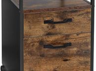 main image for ad 2 Drawer Filing Cabinet Mobile Office Cabinet with Wheels