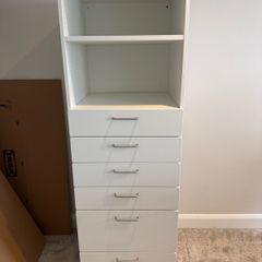 Ikea cabinet storage with 6 drawers
