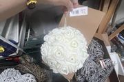 flowers ball foam with diamond pins