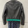 Maje black leather biker jacket - size S Image 5