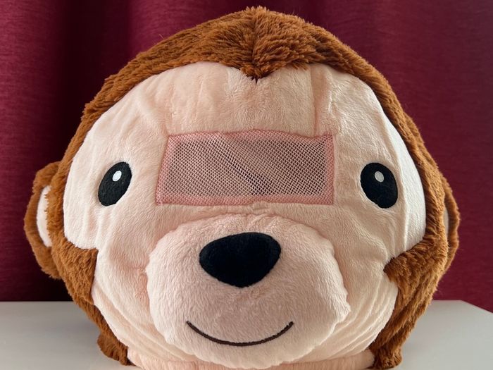 Plush Head Monkey Mask