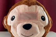Plush Head Monkey Mask