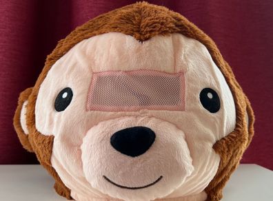 Plush Head Monkey Mask